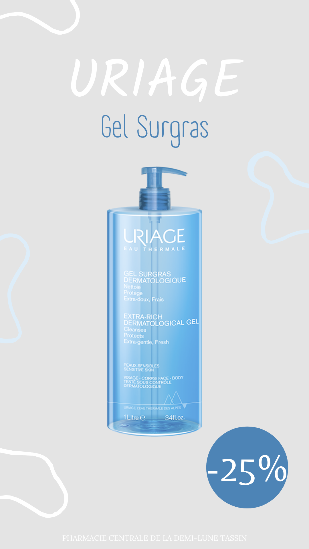 uriage gel surgras