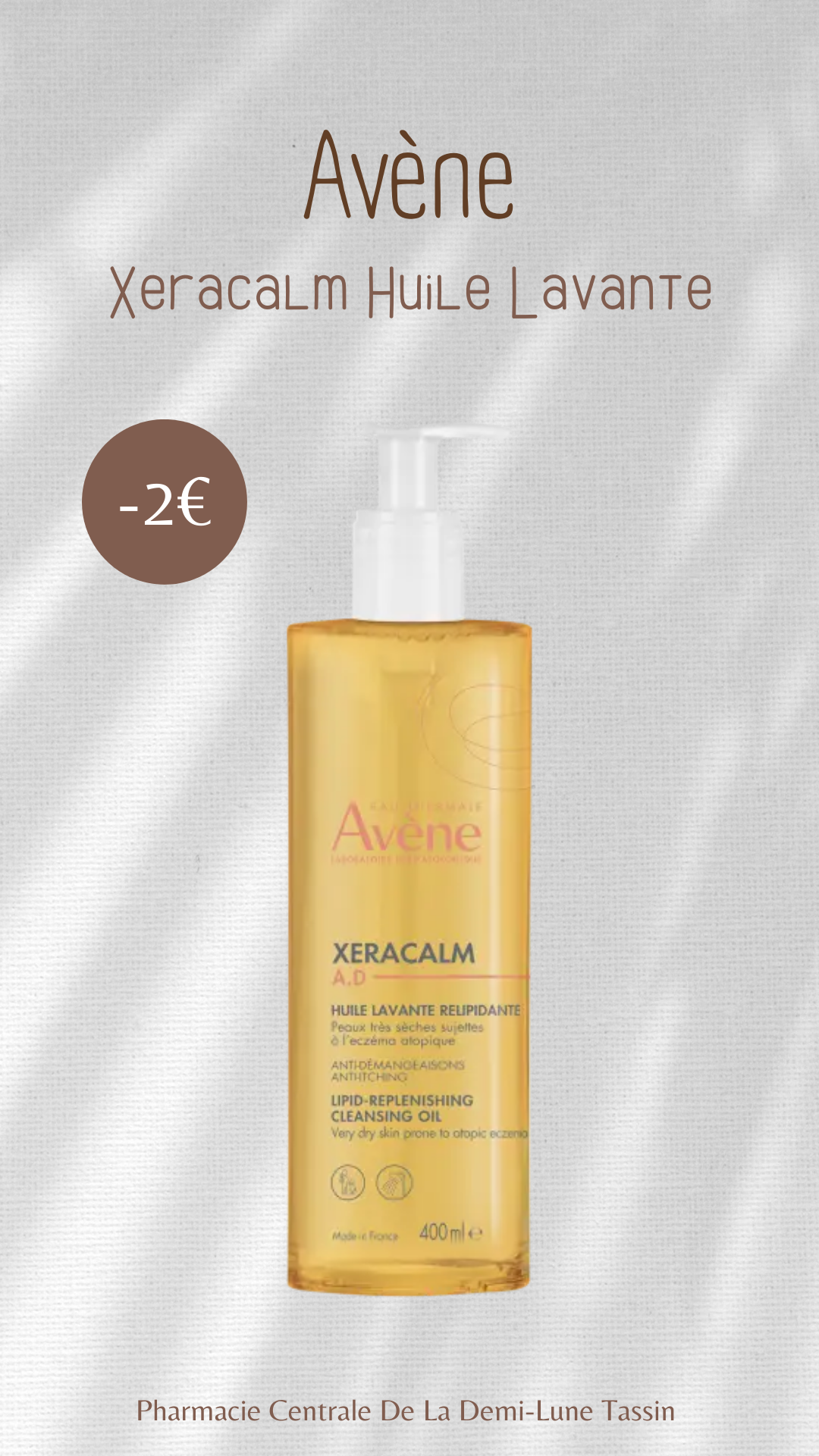 Avène Huile Lavante