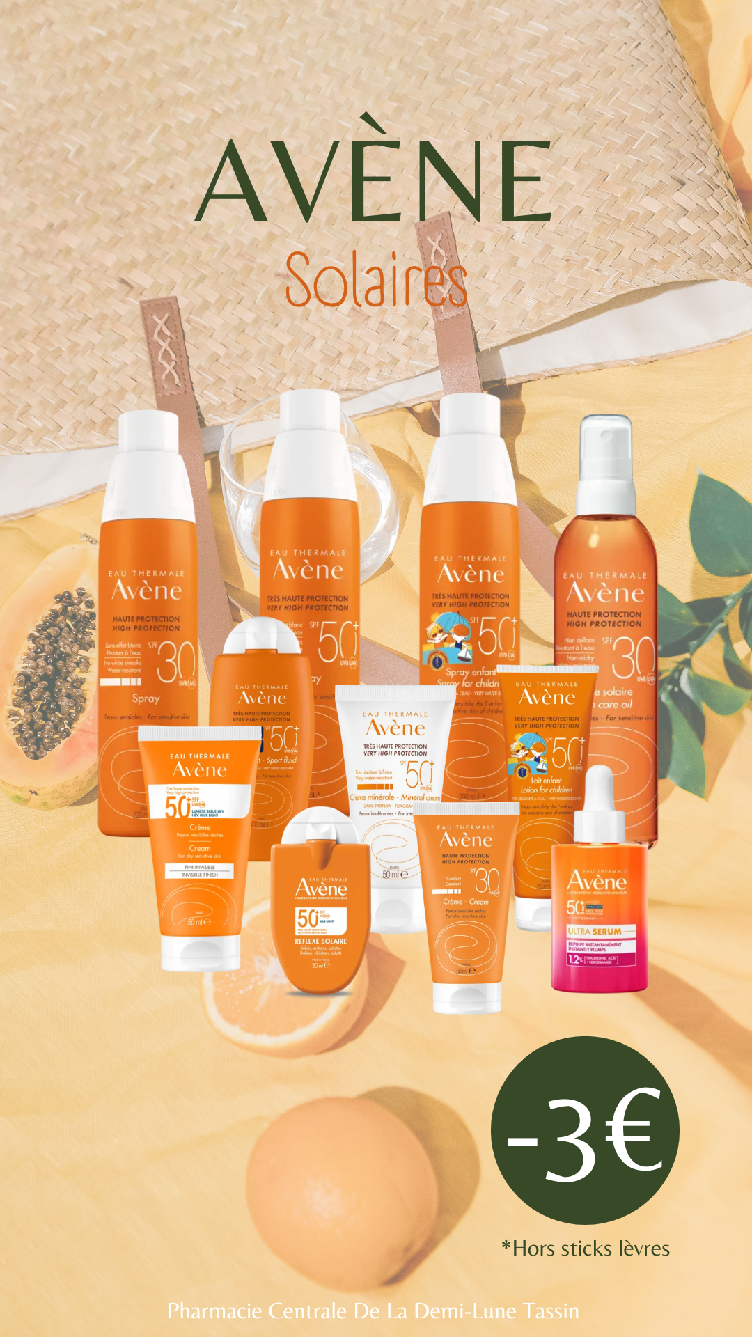 avène solaires