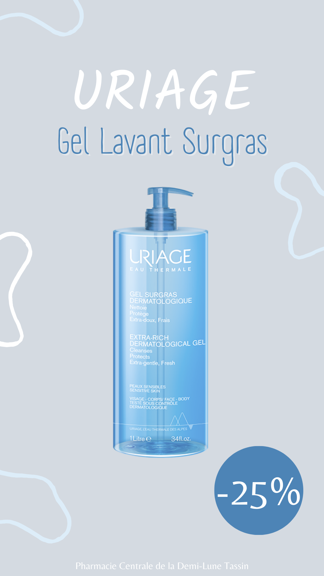 uriage gel lavant